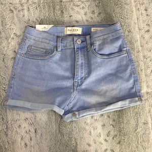 Pacsun light wash high waisted shorts